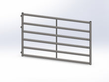 Load image into Gallery viewer, Cattle Yard Gate 2500mm 6 Rail