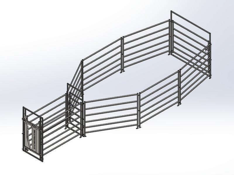 HY-10 Hobby Cattle Yard Package