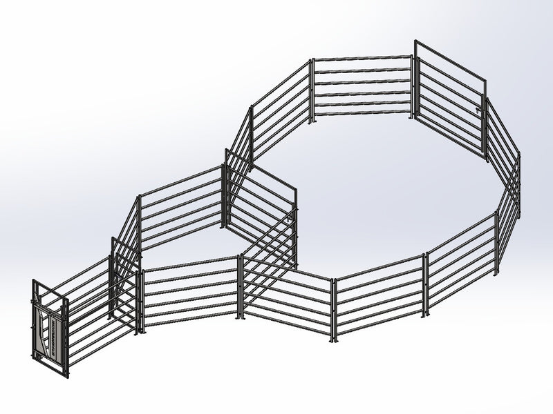 HY-20 Hobby Cattle Yard Package