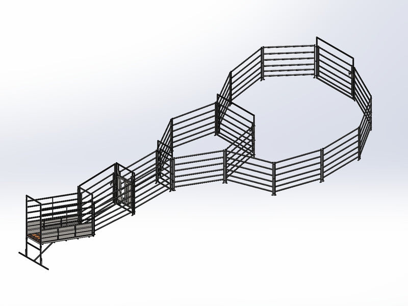 HY-20 Hobby Cattle Yard Package