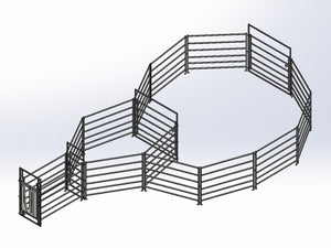 HY-20 Hobby Cattle Yard Package