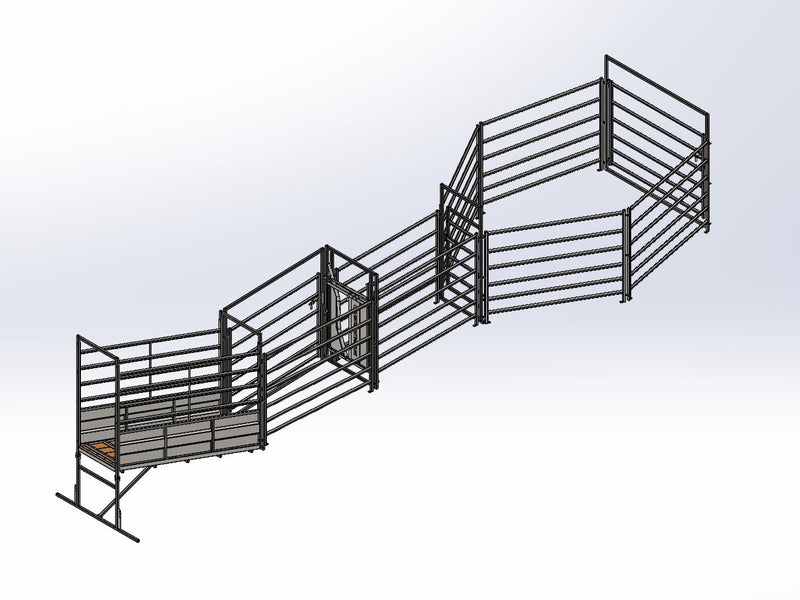 HY-5 Hobby Cattle Yard Package