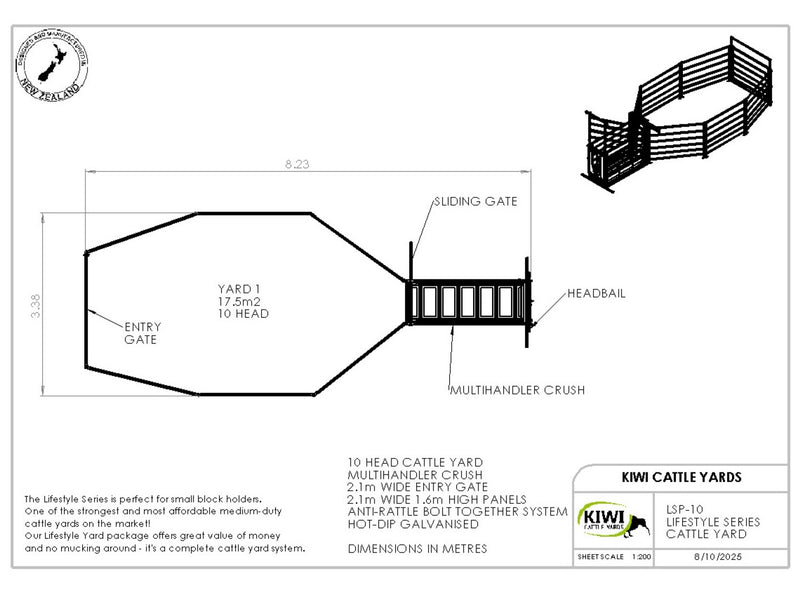 LSP-10 Lifestyle Cattle Yard Package