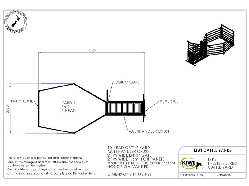 LSP-5 Lifestyle Cattle Yard Package