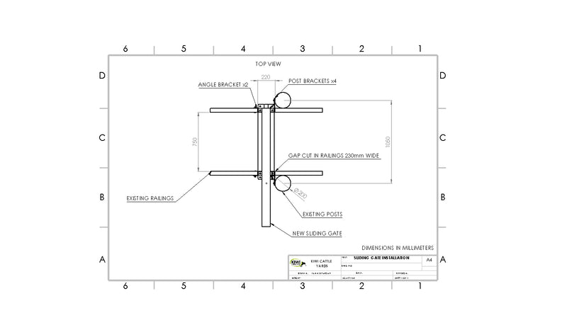 Sliding Gate Fitting Kit