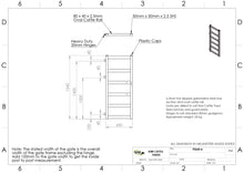 Load image into Gallery viewer, Cattle Yard Gate 650mm 6 Rail