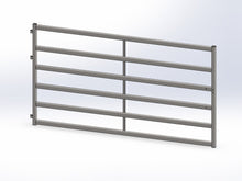 Load image into Gallery viewer, Cattle Yard Gate 2800mm 6 Rail